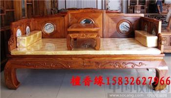 特价红木家具罗汉床围子床古典床榻天津家具厂-收藏网