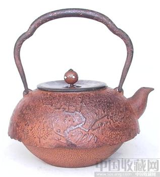 日本铁壶茶具茶壶铁瓶星光堂铁壶 -中国收藏网