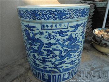青花缸-收藏网