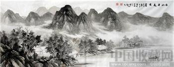 刘三江·小六尺山水作品-收藏网