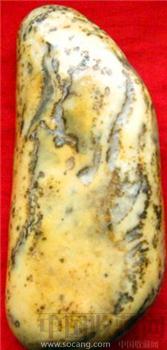 新疆和田玉白玉天然皮籽料原石赌石2.98斤20x8x3.5cm硬度高进光好-收藏网