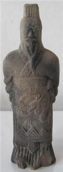 【罕见的秦汉时期帝王形象陶像】-收藏网