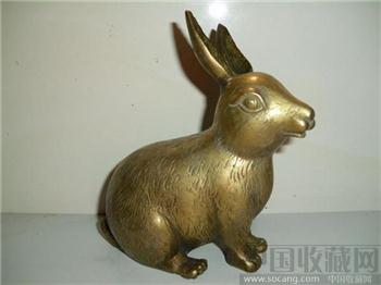 精美铜兔-收藏网