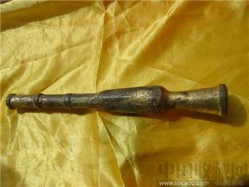  “泰和年造”銅鎏金火銃-收藏网