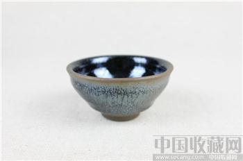 工艺美术大师 孙建兴 建窑 陶瓷茶杯 天目建盏 鹧鸪斑 油滴建盏-收藏网