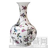 景德镇陶瓷器 现代时尚摆件摆设工艺品　夜光瓷花瓶-收藏网