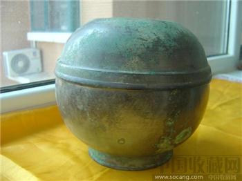 唐代白光青銅食盒-收藏网