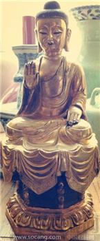 铜鎏金佛像-收藏网