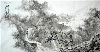 一级美术师刘涛·六尺精品山水（送画册）-收藏网
