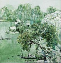 刁庆春油画作品——江南-收藏网