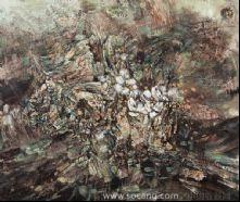 刁庆春油画作品—（花卉）-收藏网