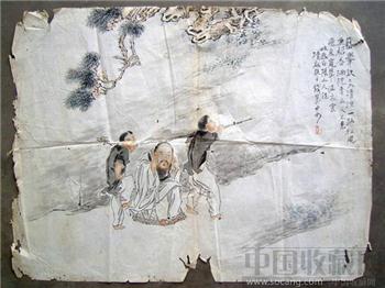 清末海派书画大师◆钱慧安《人物小品画》珍品。-收藏网