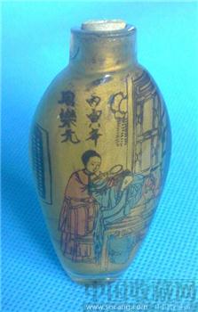 4 民国琉璃鼻烟壶 -收藏网