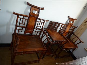 黄花梨椅子、双层茶机-收藏网