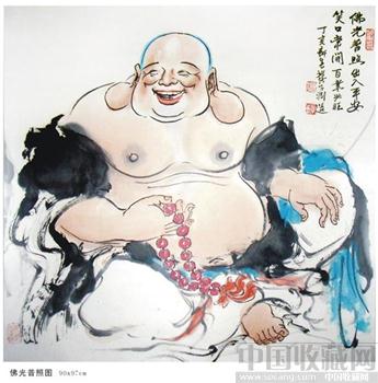 佛光笑佛图-收藏网