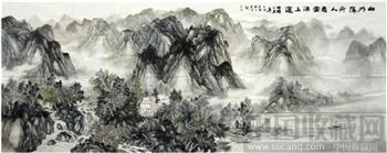 刘三江·大丈二山水作品-收藏网