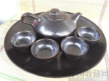 文革时期收藏品 淄博特宝 雨点釉 -收藏网