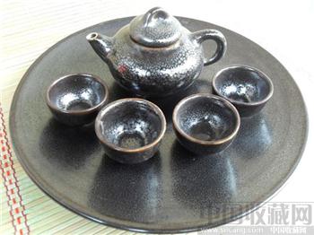 文革时期收藏品 淄博特宝 雨点釉 -收藏网