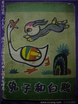 颜煦之《兔子和白鹅》 绘画：冷美德 现货 包快-收藏网