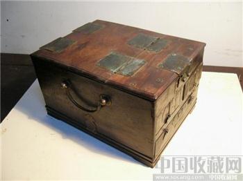 清代老红木镜箱-收藏网