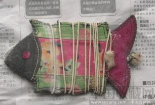 东北民俗藏品  已经失传 的  密线口袋-收藏网