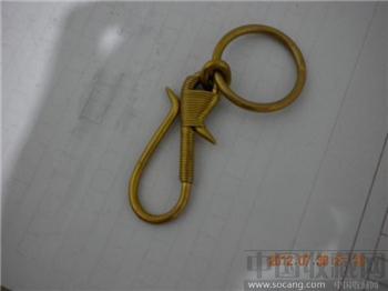 纯铜钥匙钩-收藏网