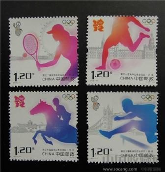 奥运会项目邮票 面值就4.8元-收藏网