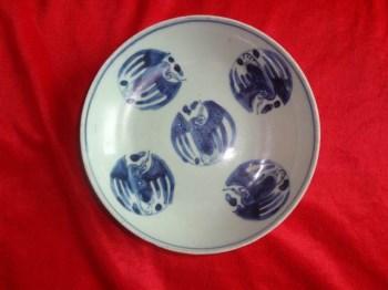 出土青花小碟 -收藏网