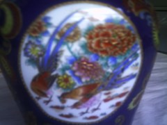 蓝地开光盖罐-收藏网