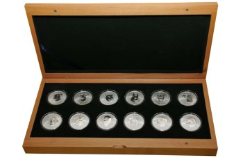 官方发行十二生肖兽首银币-收藏网