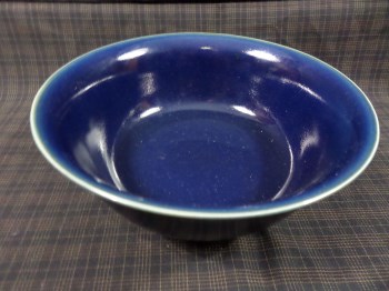清霁蓝釉碗-收藏网
