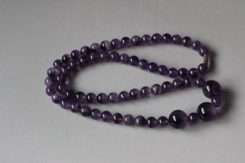 天然紫水晶项链1-收藏网