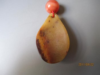 红山文化 圆雕 勺形玉坠(佩)-收藏网