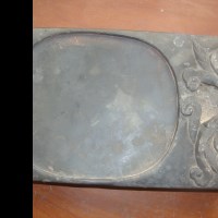 明朝神鸟纹长方砚台-收藏网