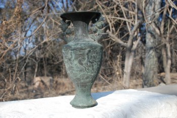 精美老铜花瓶-收藏网