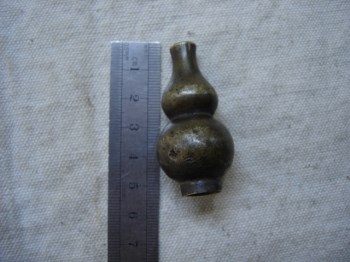 清代·葫芦铜瓶-收藏网